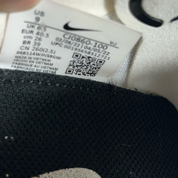 Nike Superrep Go Women Running Trainers Sneakers White Black Dark Smoke Grey Sz9 - Picture 8 of 9